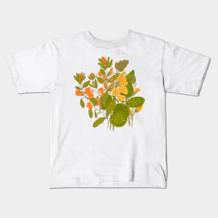 Vintage Floral digital still life Kids T-Shirt